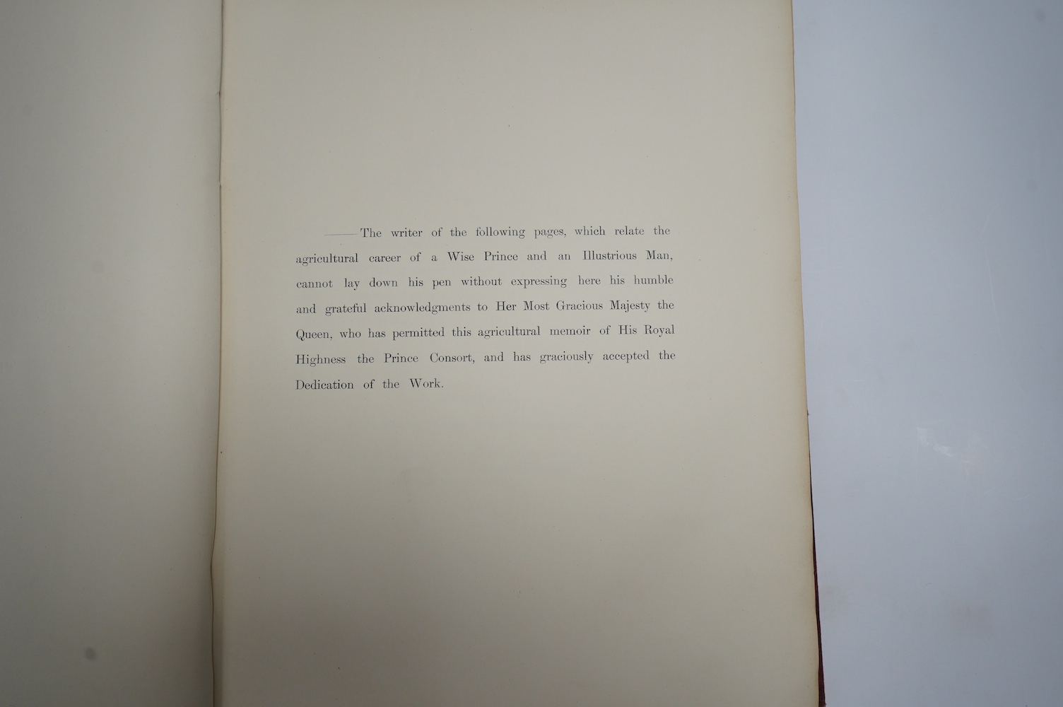 Morton, John Chalmers - The Prince Consort's Farms: an agricultural memoir. num. text engravings (some full page, incl. maps and plans); original gilt ruled and pictorial cloth, gilt top, 4to. 1863; Doyle, Martin - A Cyc